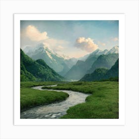 Landscape - Landscape Stock Videos & Royalty-Free Footage Art Print