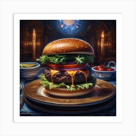 Burger - Art Art Print