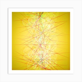 Img 3958 Yellow Abstract Karbis Art Print