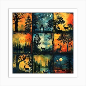 Forest Scene Art Print