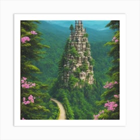 Castle In The Forest 2 Art Print