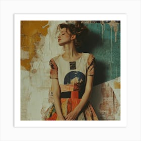 Girl In A Dress 1 Art Print