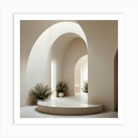 Room With Arches 11 Art Print