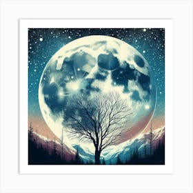 Full Moon 2 Art Print