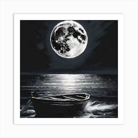 Full Moon In The Sky Art Print