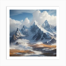 Mountain Landscape 1 Art Print