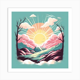 Winter Morning Art Print