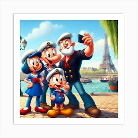 Sailor Family Art Print