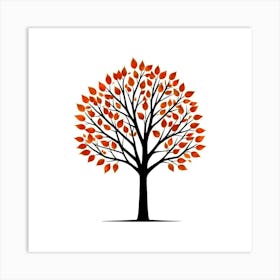 Autumn Tree 19 Art Print