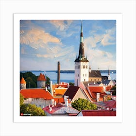 Tallinn 3 Art Print