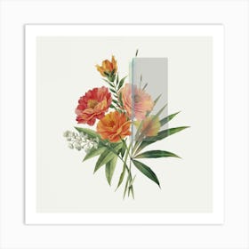 Flowers In A Vase 13 Art Print