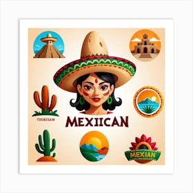 Mexican Girl 80 Art Print