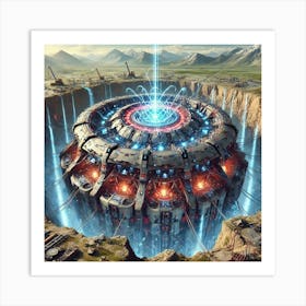 Mantlequake Array Art Print