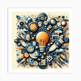 Inspire Creativity With Abstract Wall Art Images (4) Art Print