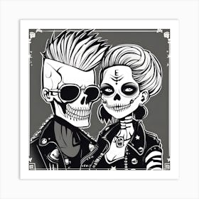 Punk Love Art Print