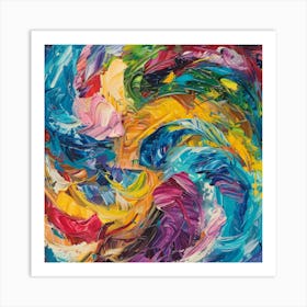 Abstract Abstract Painting 47 Art Print