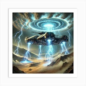 A Sci Fi Depiction Of Ground Stabilizers Art Print