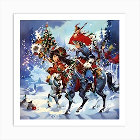 Christmas In Korea Art Print