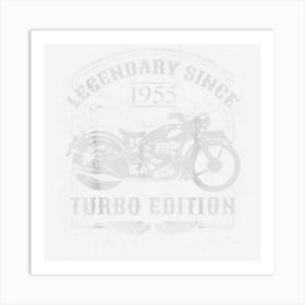 Legendary Since 1955 Motorcycle Rider Birthday Art Print