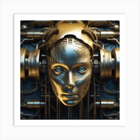 Futuristic Woman 68 Art Print