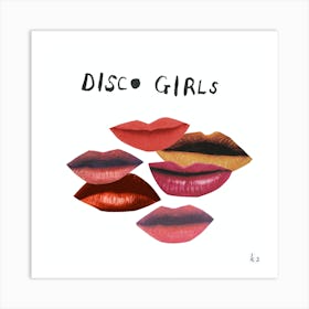 Disco Girls Art Print
