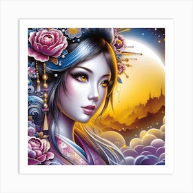 Chinese Girl 5 Art Print