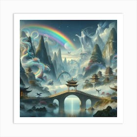 Rainbow Bridge Art Print