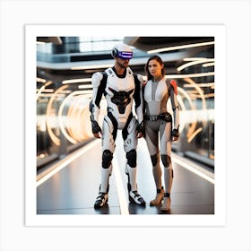 Building A Strong Futuristic Suit Like The One In The Image Requires A Significant Amount Of Expertise, Resources, And Time 6 Art Print