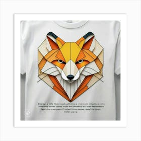 Geometric Fox Art Print