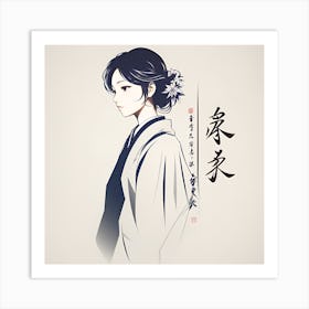 Chinese Girl Art Print