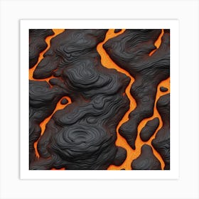 Lava Texture 2 Art Print