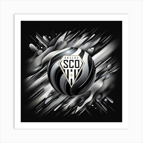 Angers SCO Logo Wall Arts 18 Art Print