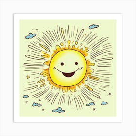 Sun In The Sky Art Print