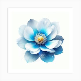 Blue Flower Art Print