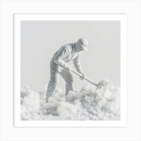 Snow Shovel 1 Art Print