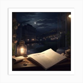 Night In The City Art Print