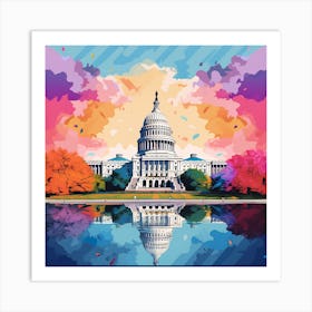 United States Capitol Art Print