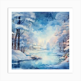 Festive Canvas Serenity Art Print