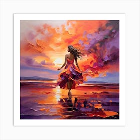 'The Sunset' Art Print