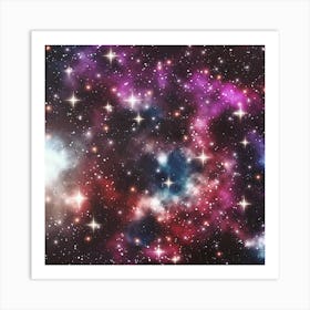 Galaxy Nebula Art Print