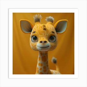 Cute Giraffe 17 Art Print