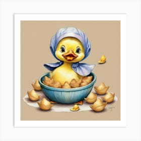 Little Duckling Art Print