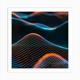 Abstract Wave Wave Pattern Art Print