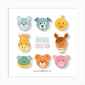 Animal Collection Art Print