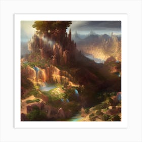 Fantasy Landscape Art Print