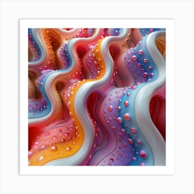 Abstract Fractals Art Print