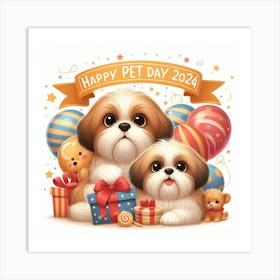 Happy Pet Day 2020 Art Print