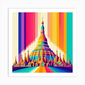 Shwedagon Pagoda 2 Art Print