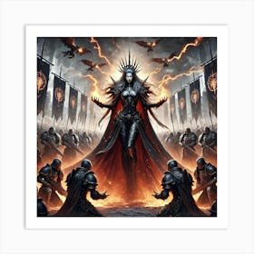 Queen Sorath Empire Command Converted Art Print