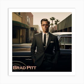 Brad Pitt 2 Art Print